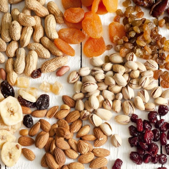 18969891 - dainty nuts and dried fruits mix