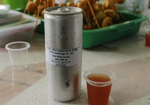 ตัวอย่างน้ำอินทผลัมแท้ 100%